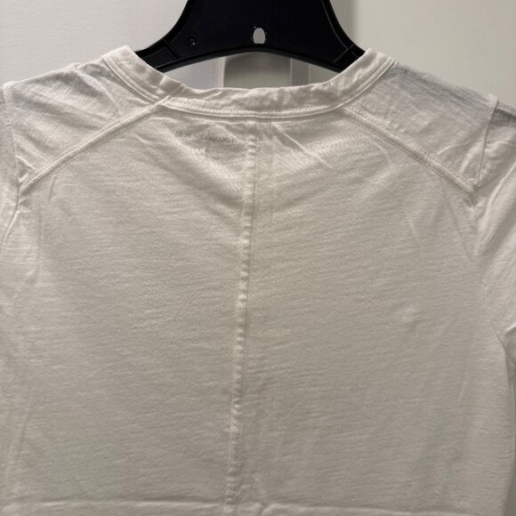 NEW Banana Republic S Cozy Slub Tee White Crewneck Tshirt Short Sleeve Small Top - Picture 6 of 13